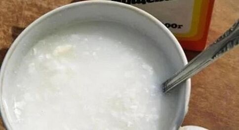 کسی ممبر کو بڑھانے کے لئے سوڈا حل بیک کرنا