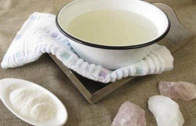 عضو تناسل کی توسیع کے لئے سوڈا کے ساتھ کمپریسس